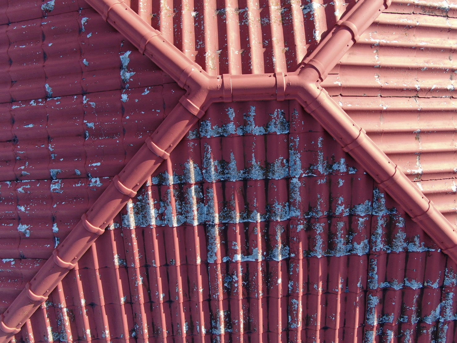 施工前 築50年程 かわらU(ノンアスベスト)